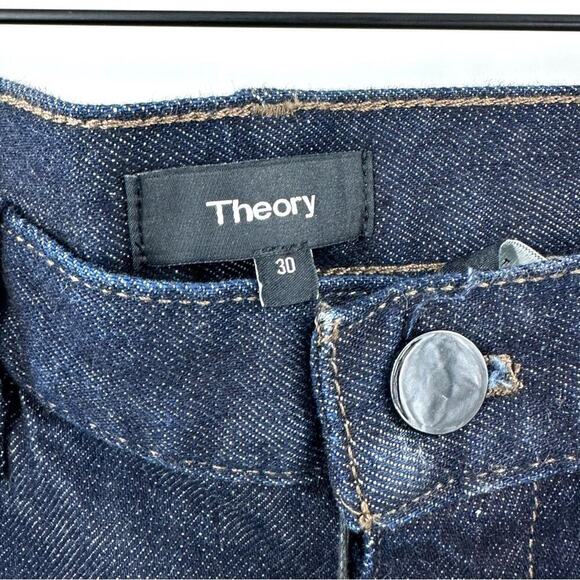 NWT Theory Wide Crop Jean in Indigo sz 30 - Picture 5 of 8